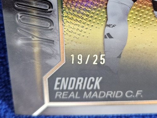 Endrick 2024 Topps Chrome UEFA Orange Refractor /25