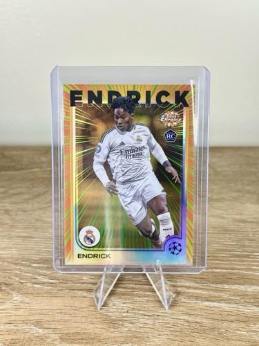 Endrick 2024 Topps Chrome UEFA Refractor /10