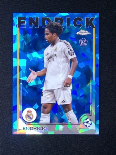 Endrick 2024 Topps Chrome UEFA Sapphire
