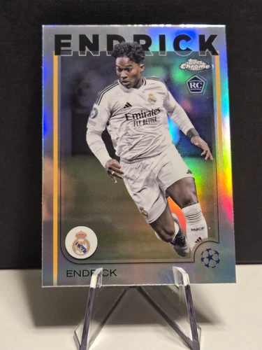 Endrick 2024 Topps Chrome UEFA Silver Refractor