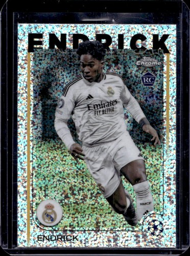 Endrick 2024 Topps Chrome UEFA Speckle Refractor