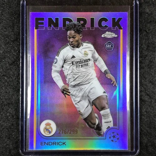Endrick 2024 Topps Chrome Violet /299