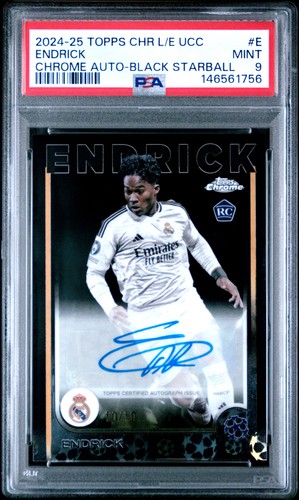 Endrick 2024 Topps Cromo Nero Starball Rifrattore /10