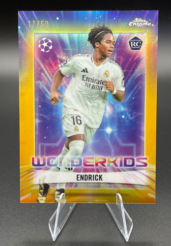 Endrick 2024 Topps Cromo Oro /50