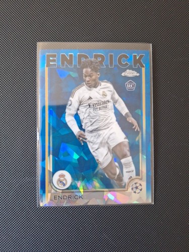 Endrick 2024 Topps Cromo UEFA Club Competiciones Sapphire Edition