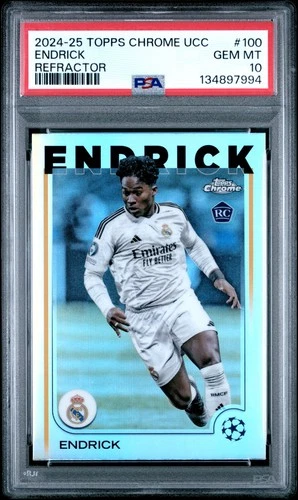 Endrick 2024 Topps Cromo UEFA Club Competitions Rifrattore