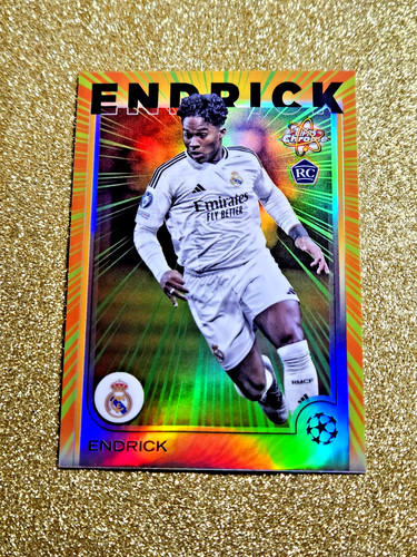 Endrick 2024 Topps Cromo UEFA Refractor /10