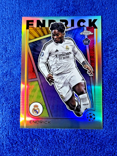 Endrick 2024 Topps Cromo UEFA Refractor /100