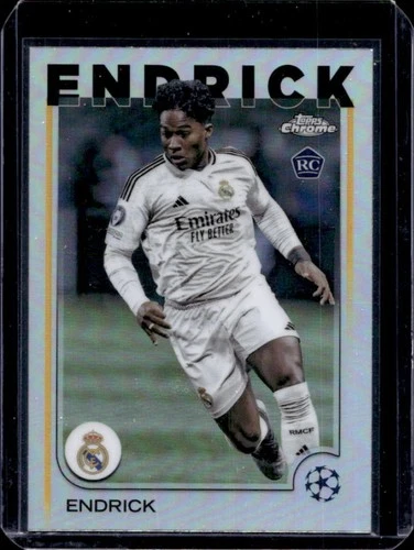Endrick 2024 Topps Cromo UEFA Refractor