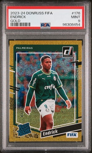 Endrick 2024 Panini Donruss FIFA Gold Prizm /10