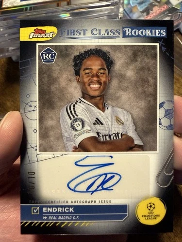 Endrick Felipe Moreira de Sousa 2024 Topps Finest Nero Rifrattore /10