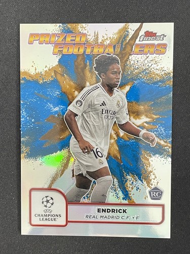 Endrick 2024 Topps Finest Blu Oro