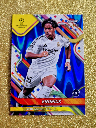 Endrick 2024 Topps Finest Blue RayWave Refractor /150