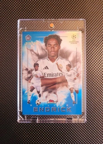 Endrick 2024 Topps Finest Blue Refractor /150