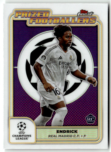 Endrick 2025 Topps Finest Champions League PF-16