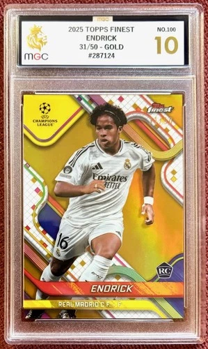 Endrick 2024 Topps Finest Gold /50