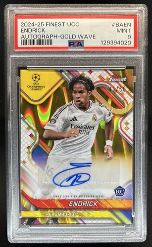 Endrick 2024 Topps Finest Gold RayWave Refractor /50