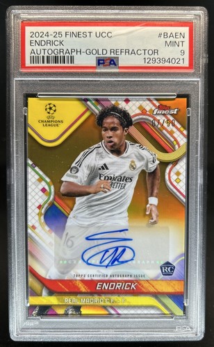 Endrick 2024 Topps Finest Gold Refractor /50
