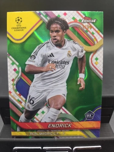 Endrick 2024 Topps Finest Lava Verde Refractor /99