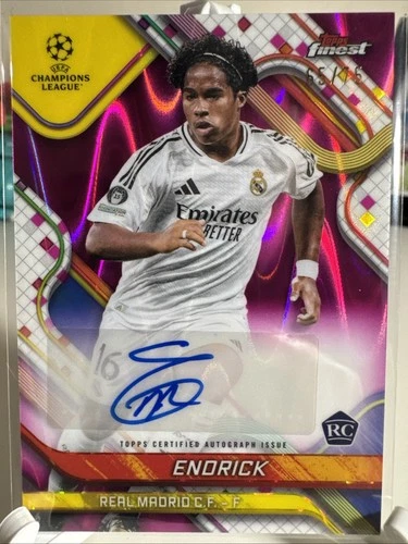 Endrick 2024 Topps Finest Magenta Refractor /75