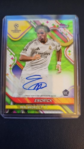 Endrick 2024 Topps Finest Neon