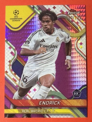 Endrick 2024 Topps Finest Pink Prism /125