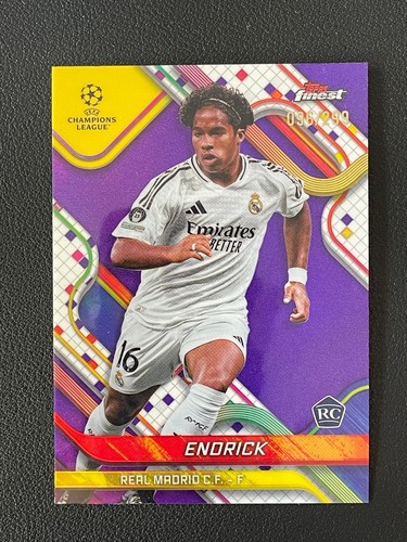 Endrick 2024 Topps Finest Purple /299