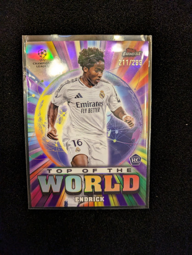 Endrick 2024 Topps Finest Purple /299