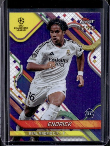 Endrick 2024 Panini Finest Purple Refractor /299