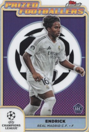 Endrick 2024 Topps Finest UEFA 1
