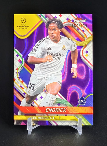 Endrick 2024 Topps Finest Viola Lava /199