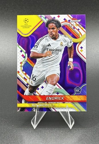 Endrick 2024 Topps Finest Viola Lava Rifrattore /199