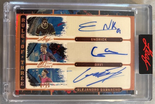 Endrick, Gavi, Garnacho 2023 Leaf Art of Sport /15