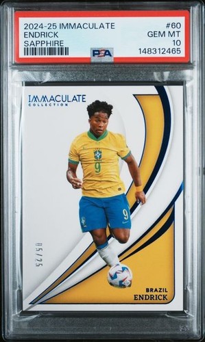 Endrick 2024 Panini Immaculate Collection Sapphire /25