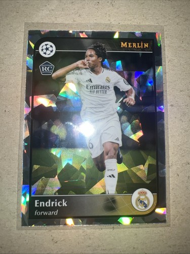 Endrick 2024 Topps Merlin Chrome Cracked Ice