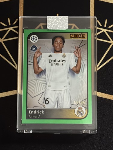Endrick 2024 Topps Merlin Chrome Green /99