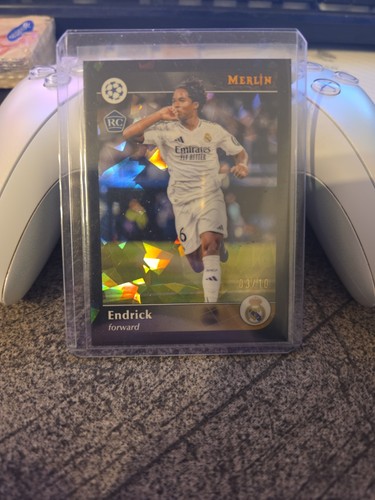 Endrick 2025 Topps Merlin Chrome Ice Crack /10