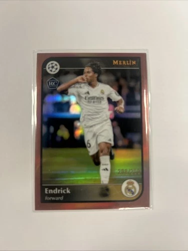 Endrick 2024 Topps Merlin Chrome Pink Gold Refractor /250