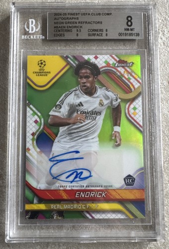 Endrick 2024 Topps Merlin Chrome UCC Green Refractor /99