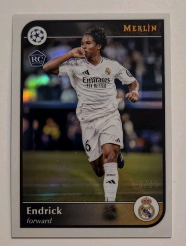 Endrick 2024 Topps Merlin Chrome UCC Pearl Refractor /30