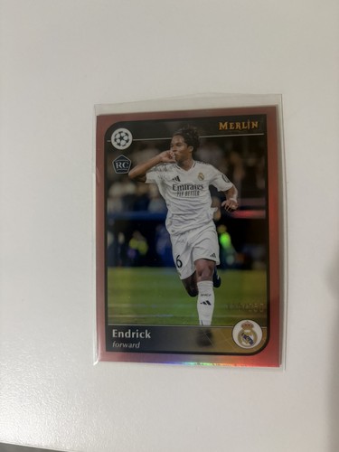 Endrick 2024 Topps Merlin Chrome UCC Rose Gold Refractor /250