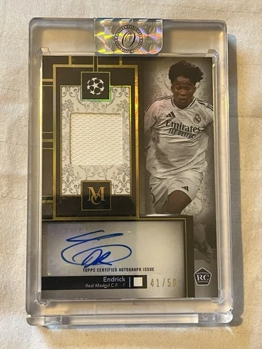 Endrick 2024 Topps Museum Gold /50