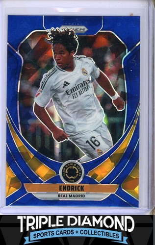 Endrick 2025 Panini Prizm Blue Ice Prizm /175