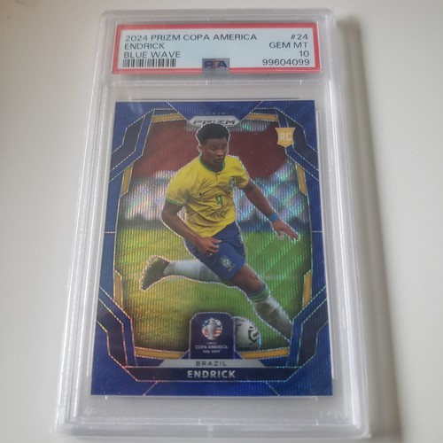 Endrick 2024 Panini Prizm Blue Wave /199