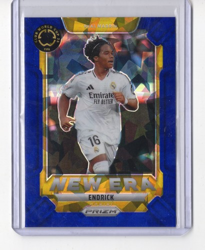 Endrick 2024 Panini Prizm Club World Cup Blue Ice Prizm /99