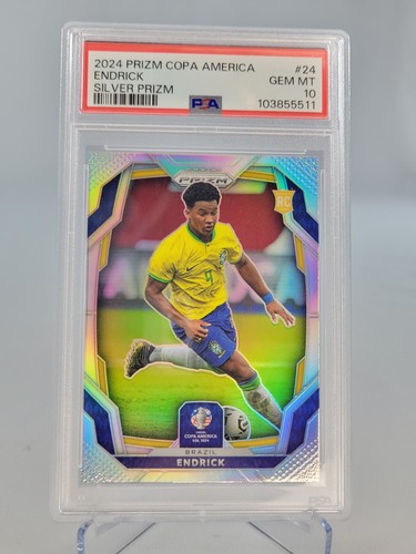 Endrick 2024 Panini Prizm Copa America Silver Prizm #24