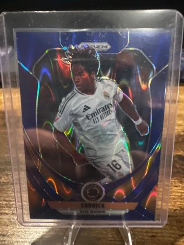 Endrick 2025 Panini Prizm FIFA Club World Cup Blue Seismic /275
