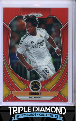 Endrick 2025 Panini Prizm FIFA Club World Cup Red Prizm /199