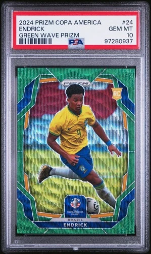 Endrick 2024 Panini Prizm Green Wave