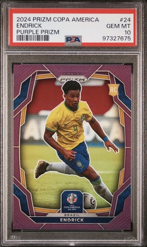 Endrick 2024 Panini Prizm Purple /49